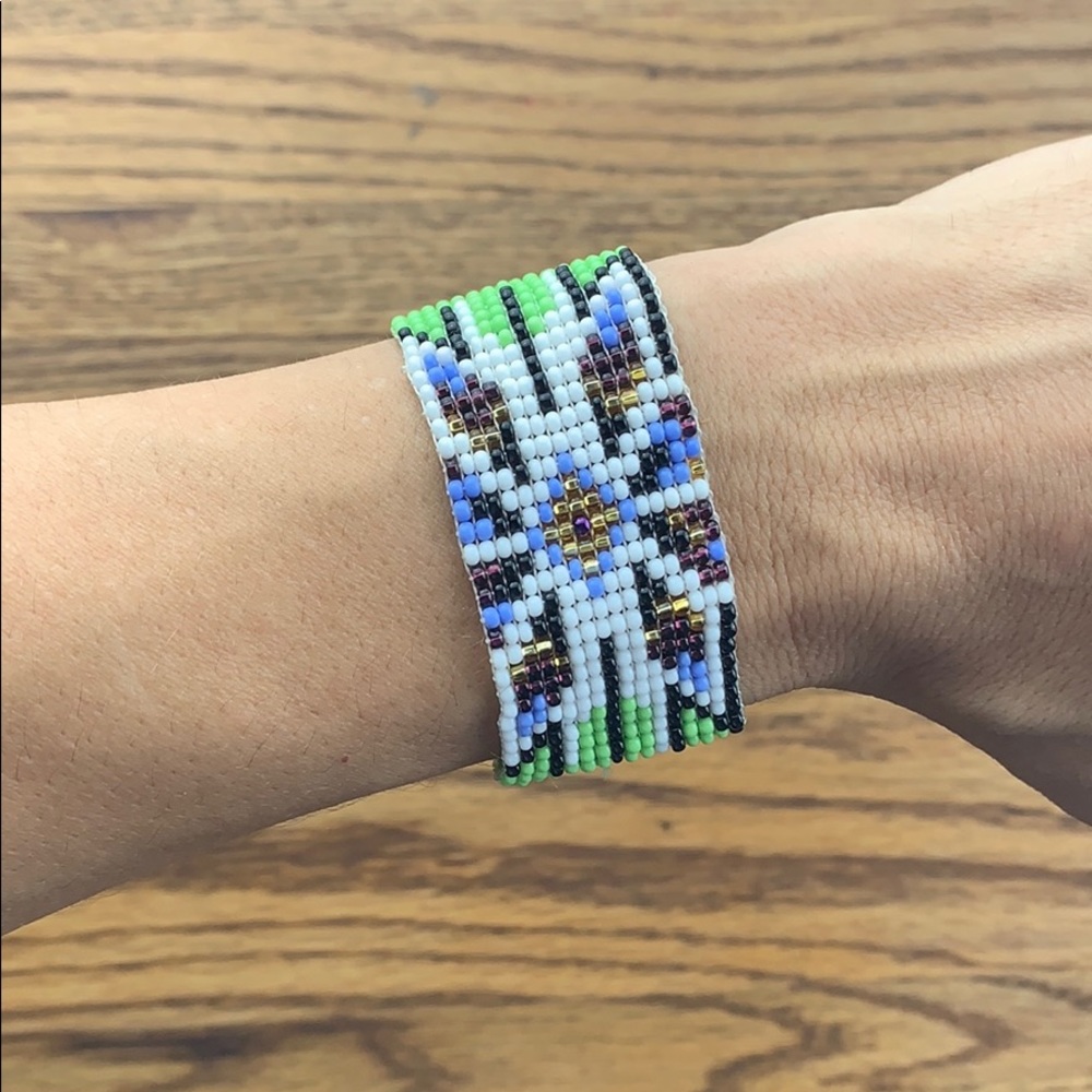 🐓 Boho beaded bracelet